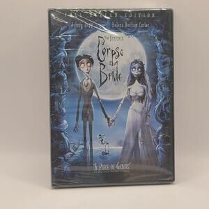 Corpse Bride DVD Sealed Tim Burton Widescreen Johnny Depp Animated